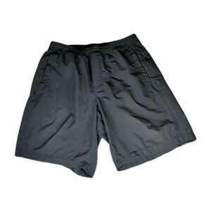 Birddogs Shorts XL Long Black Built In Liner Elastic Waist Athletic Gym 32x9